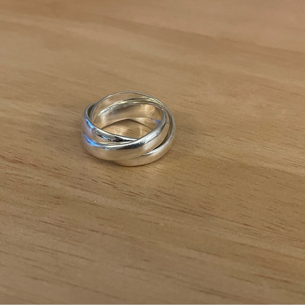 Sterling Silver Trinity Ring